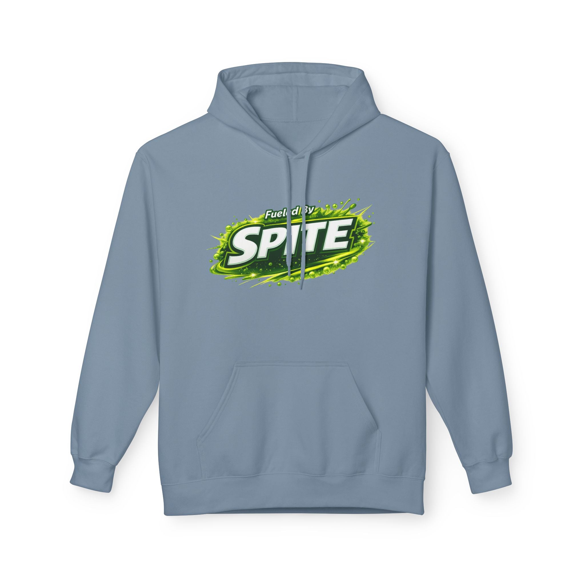 Hoodie — "Fueled by Spite" Graphic Pullover
