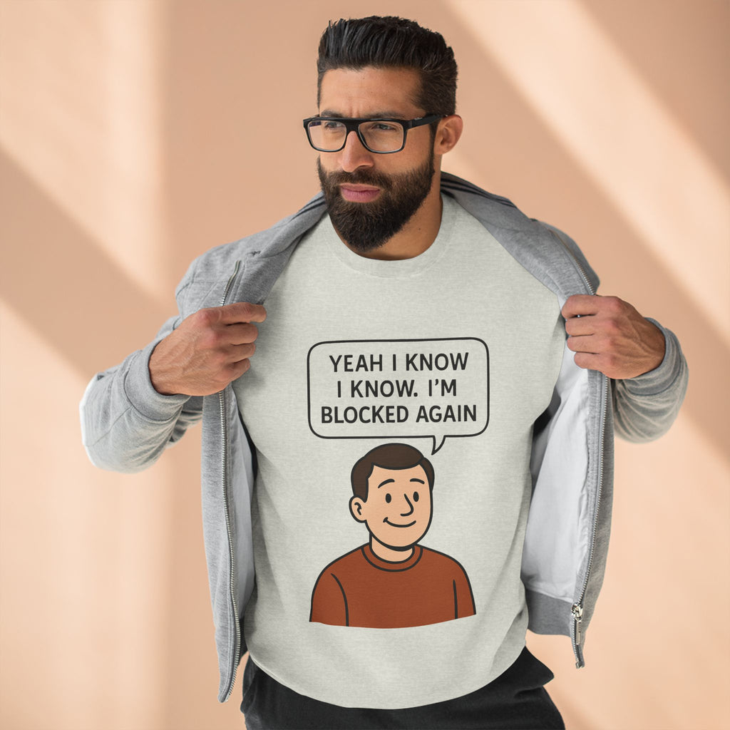 Blocked Again Crewneck Sweatshirt