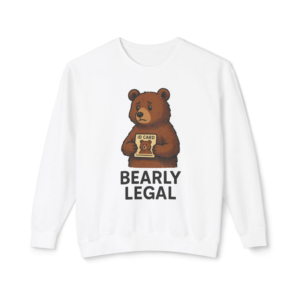 Bearly Legal Crewneck Sweatshirt