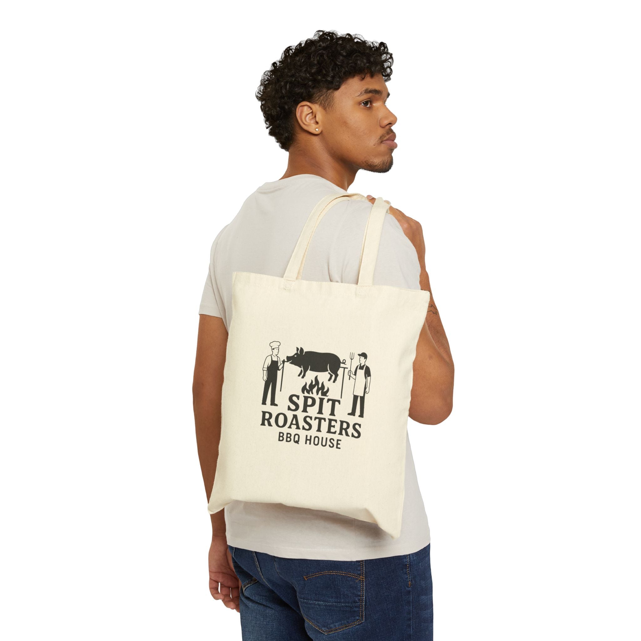 Spit Roasters BBQ House Cotton Tote