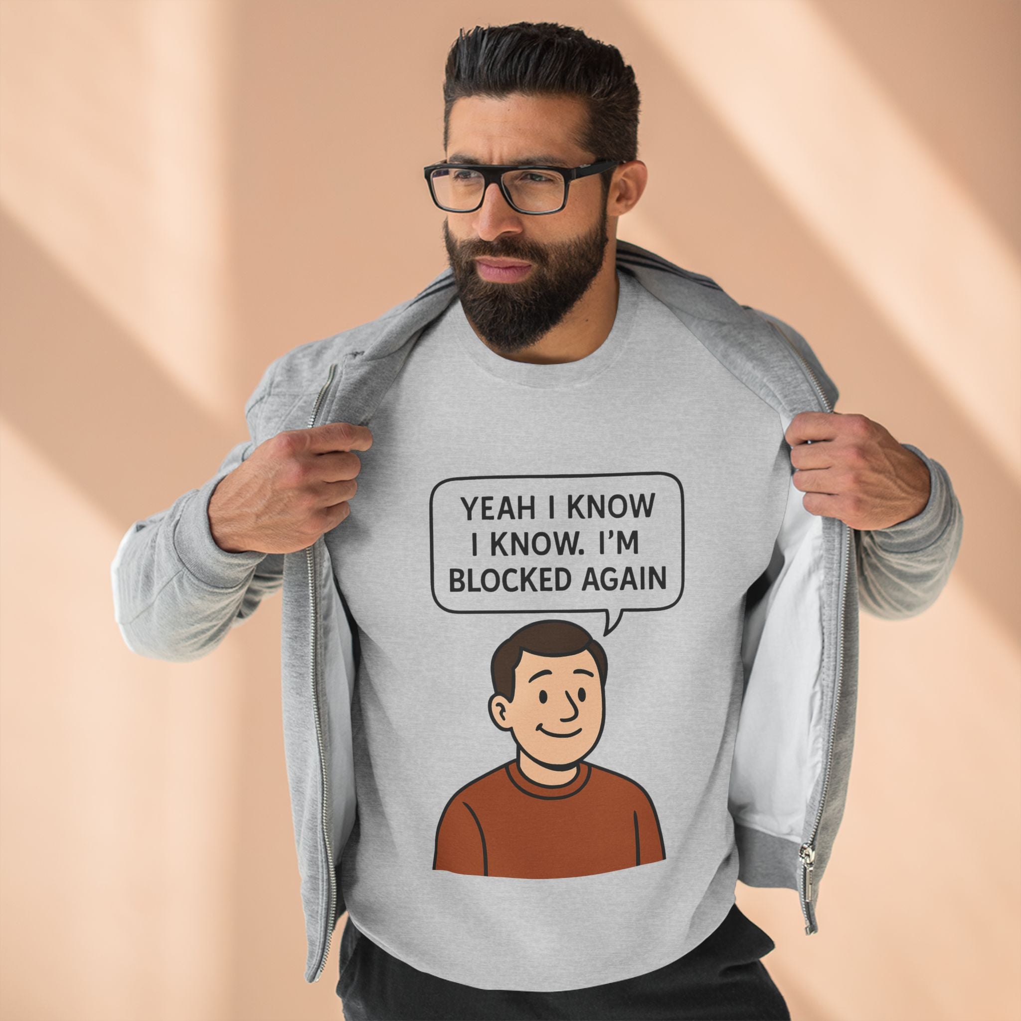 Blocked Again Crewneck Sweatshirt