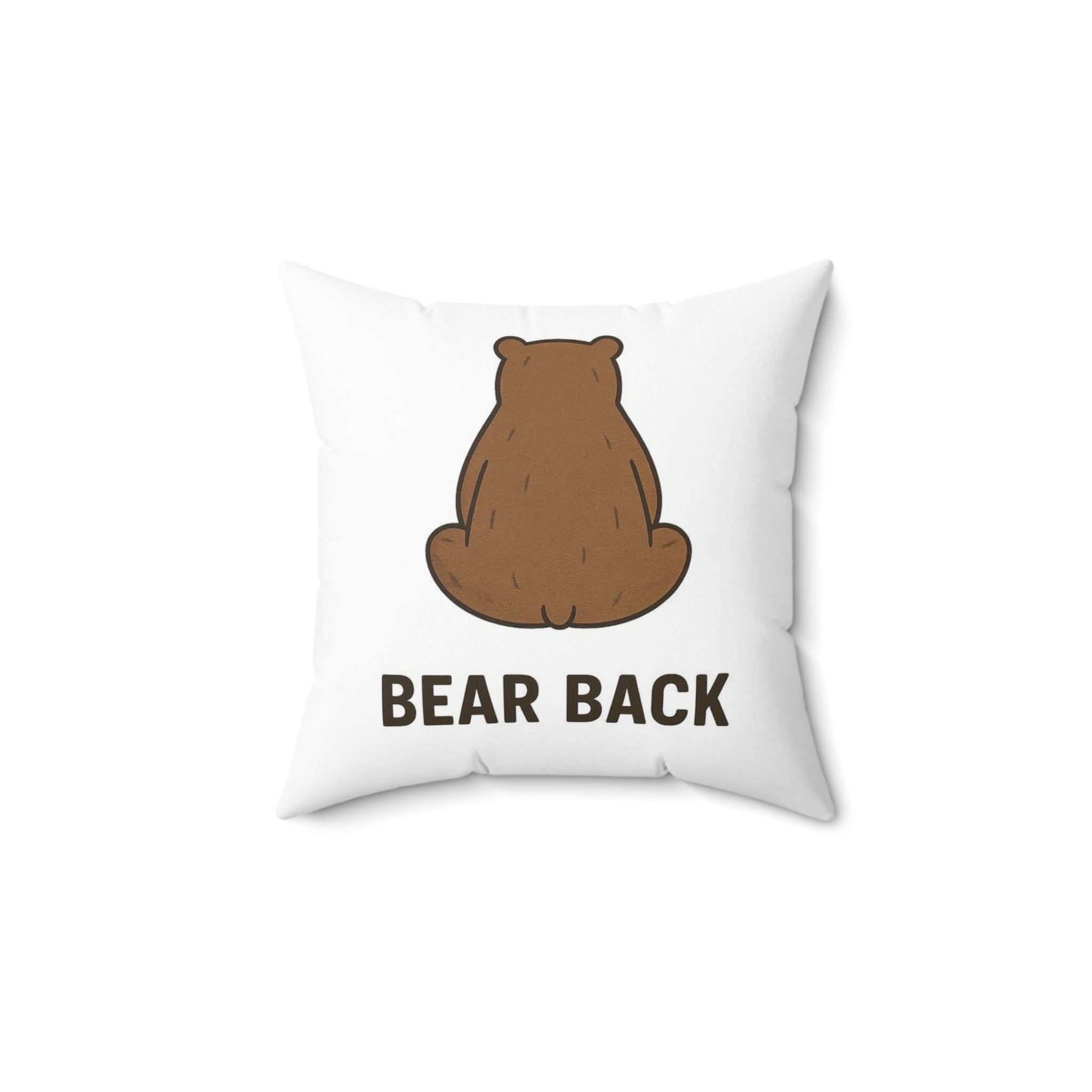 Bear Minimum / Bear Back Decorative Pillow