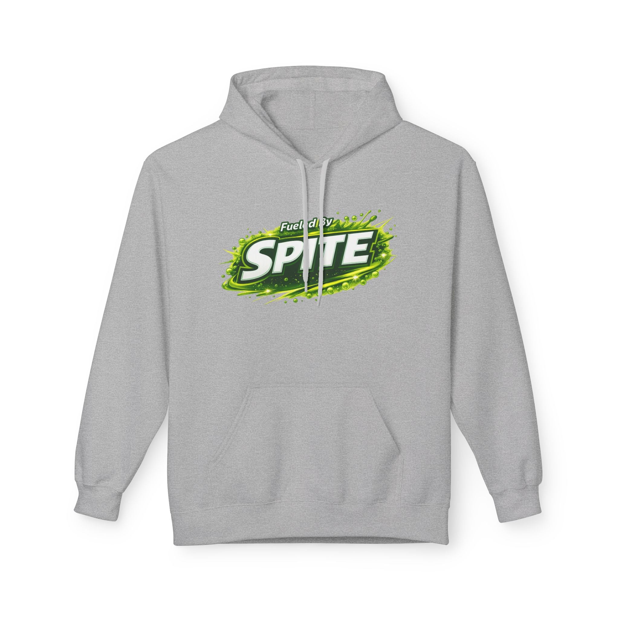 Hoodie — "Fueled by Spite" Graphic Pullover