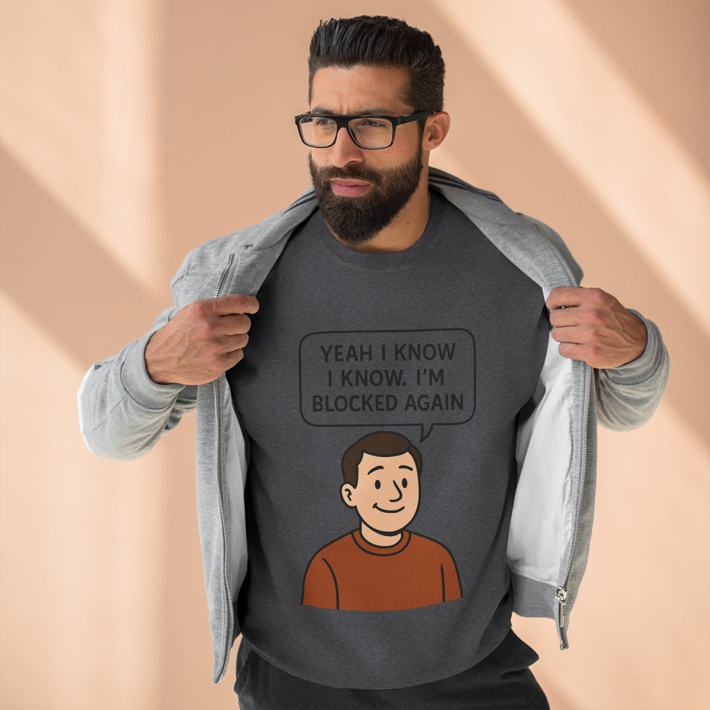 Blocked Again Crewneck Sweatshirt