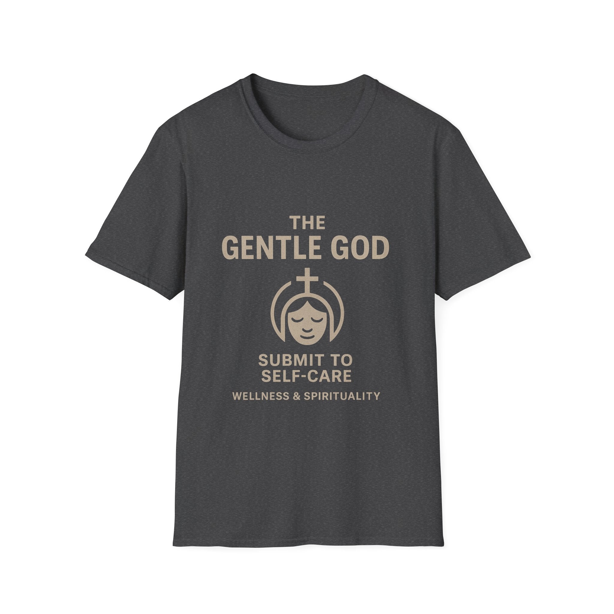 The Gentle God T-Shirt — "Submit to Self-Care" Spiritual Wellness Tee