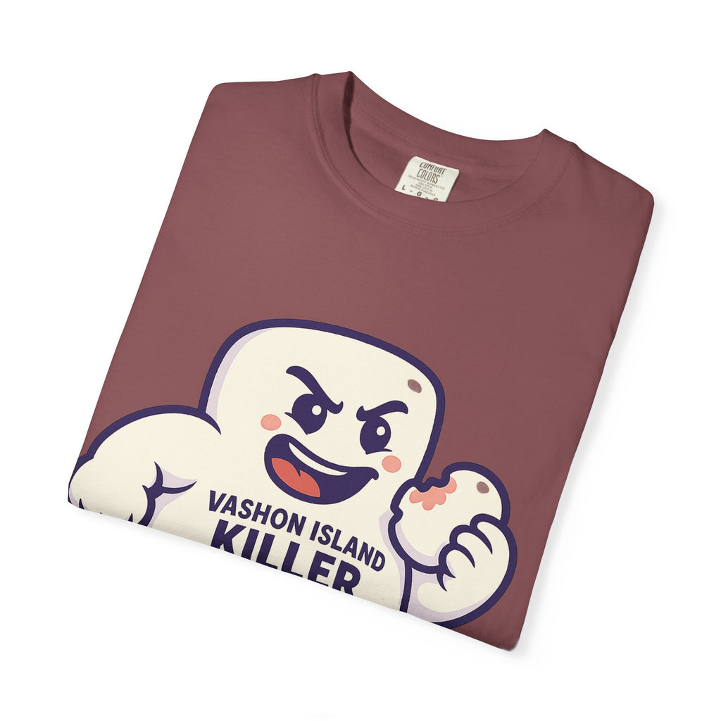 Killer Marshmallows Soccer T-Shirt — Vashon Island Retro Mascot Tee