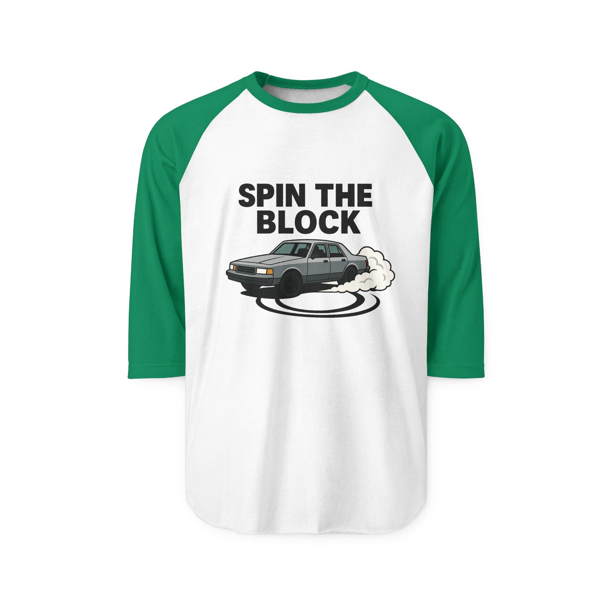 Spin the Block Raglan Shirt