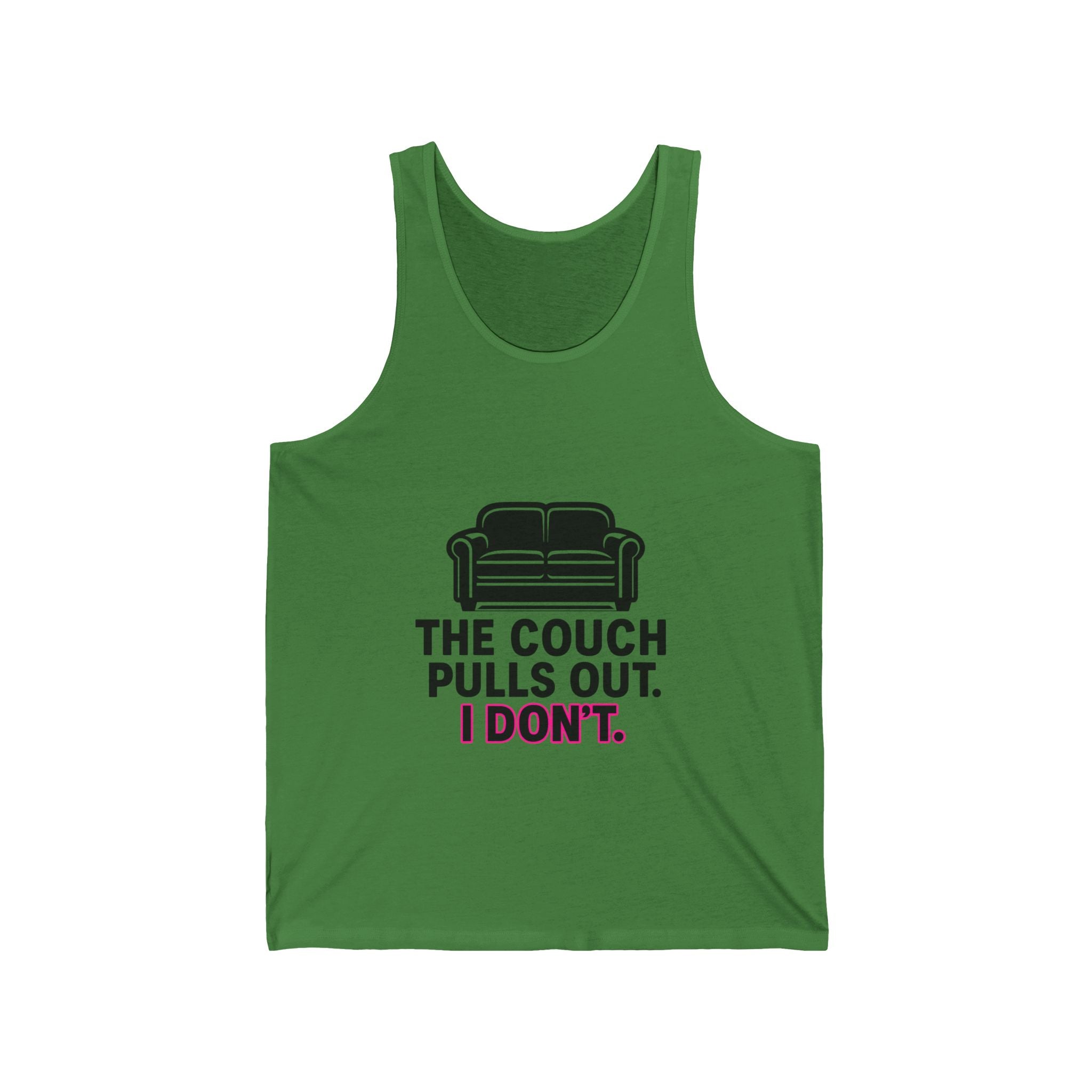 'The Couch Pulls Out. I Don't.' Jersey Tank