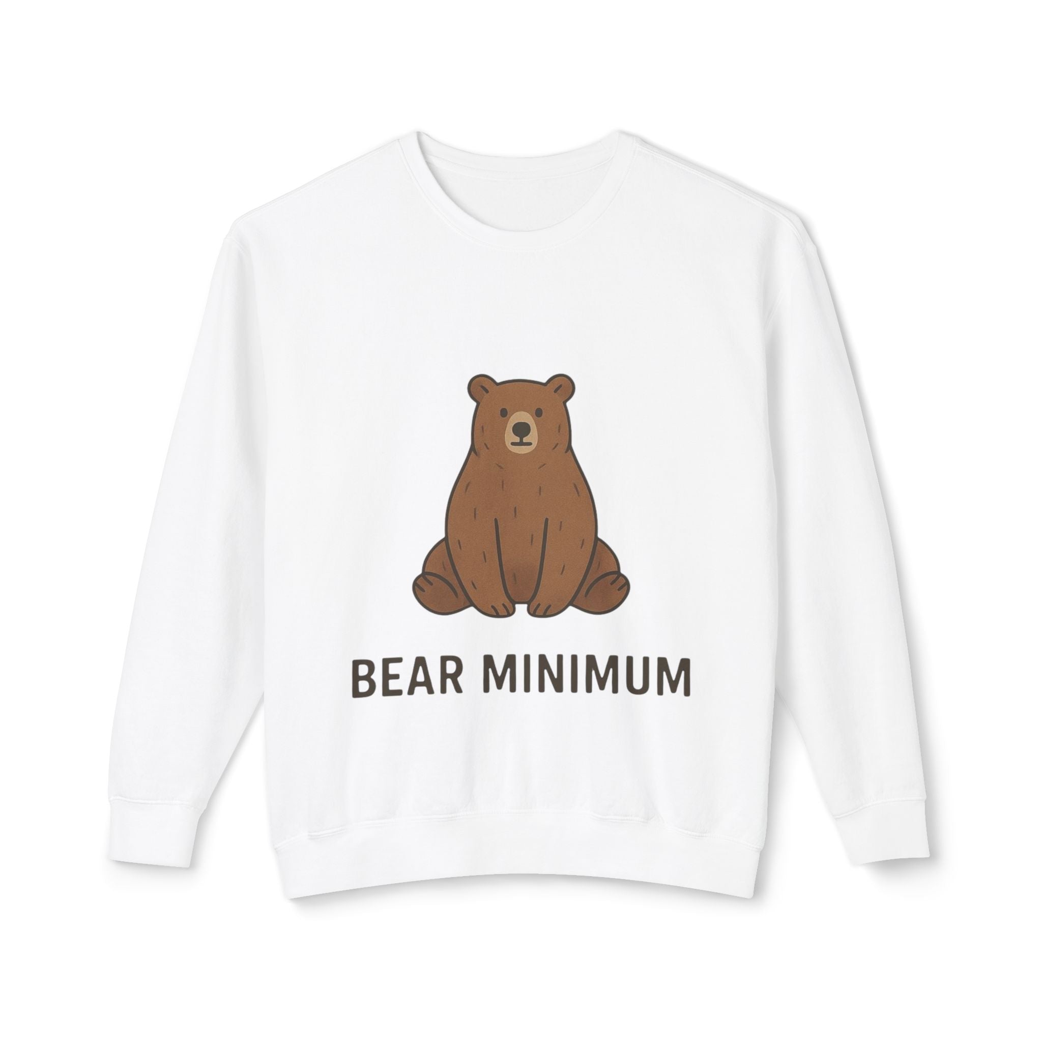 Cozy Bear Minimum Crewneck Sweatshirt