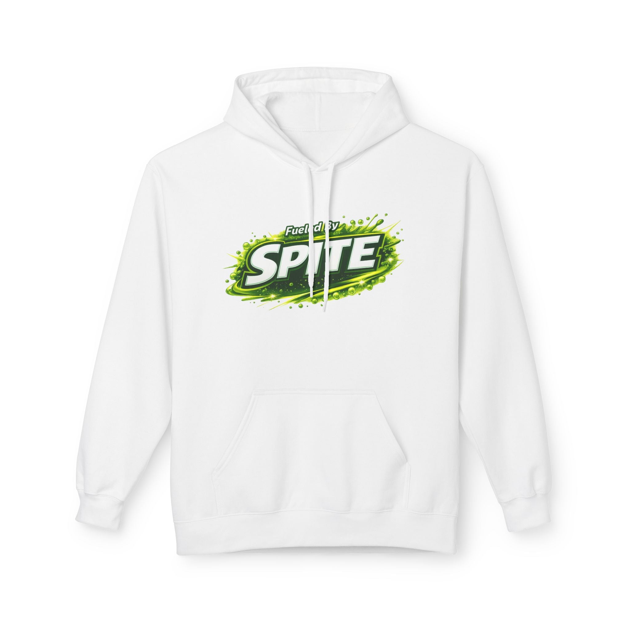 Hoodie — "Fueled by Spite" Graphic Pullover