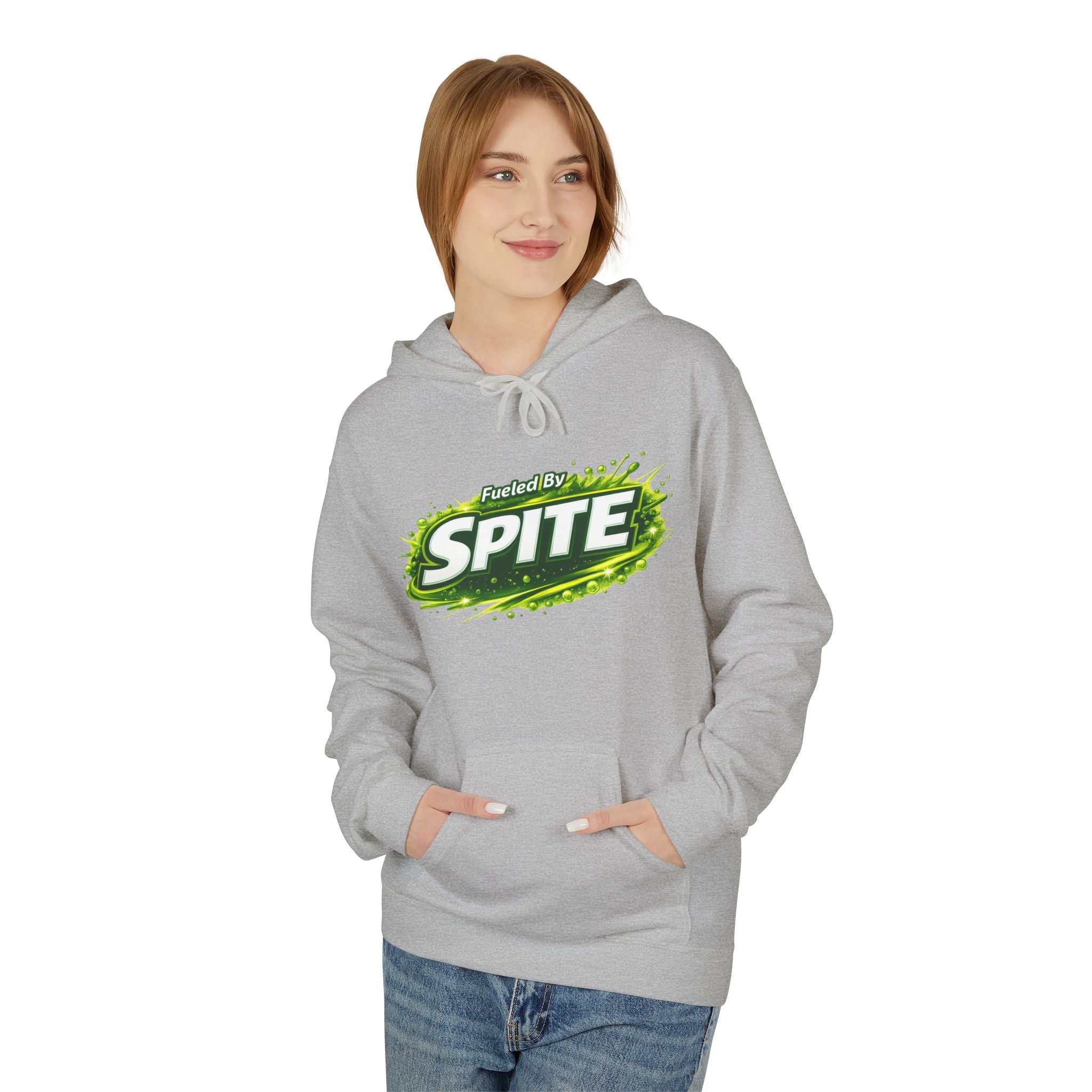 Hoodie — "Fueled by Spite" Graphic Pullover
