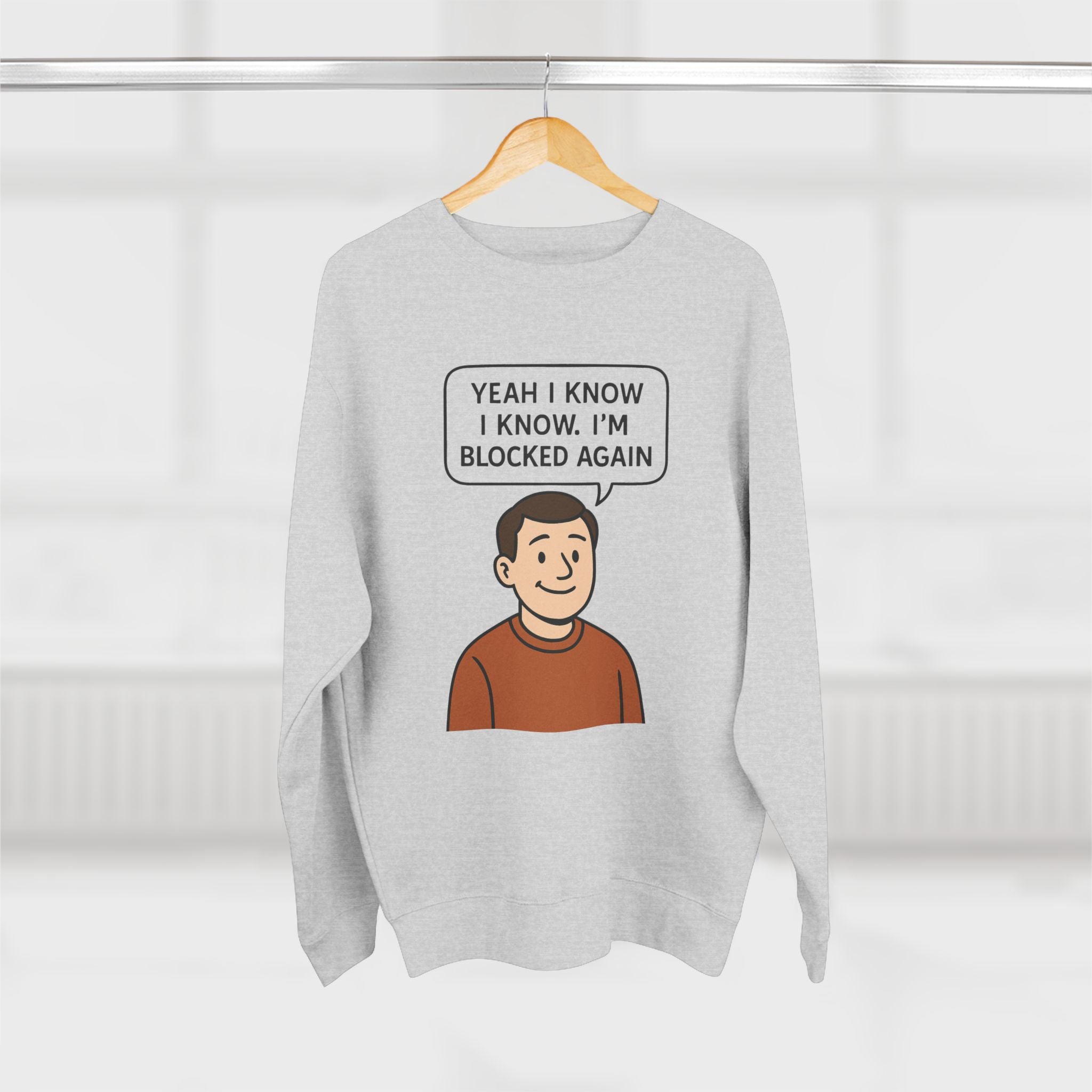 Blocked Again Crewneck Sweatshirt