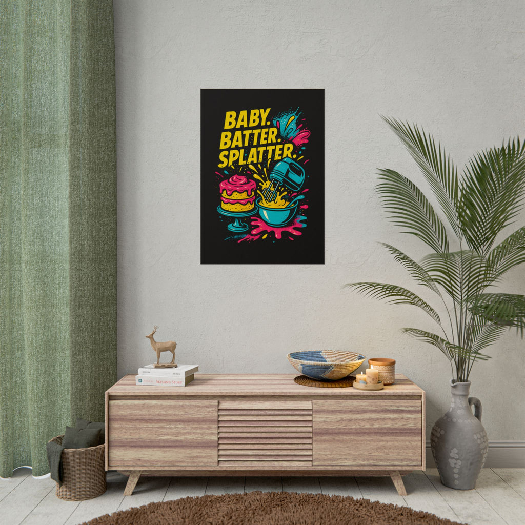 Baby Batter Splatter Art Print