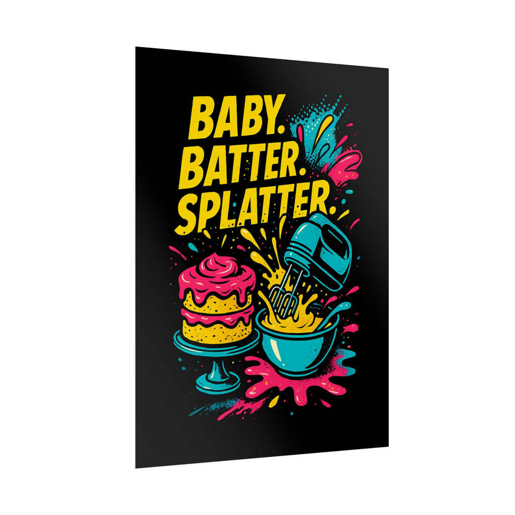 Baby Batter Splatter Art Print