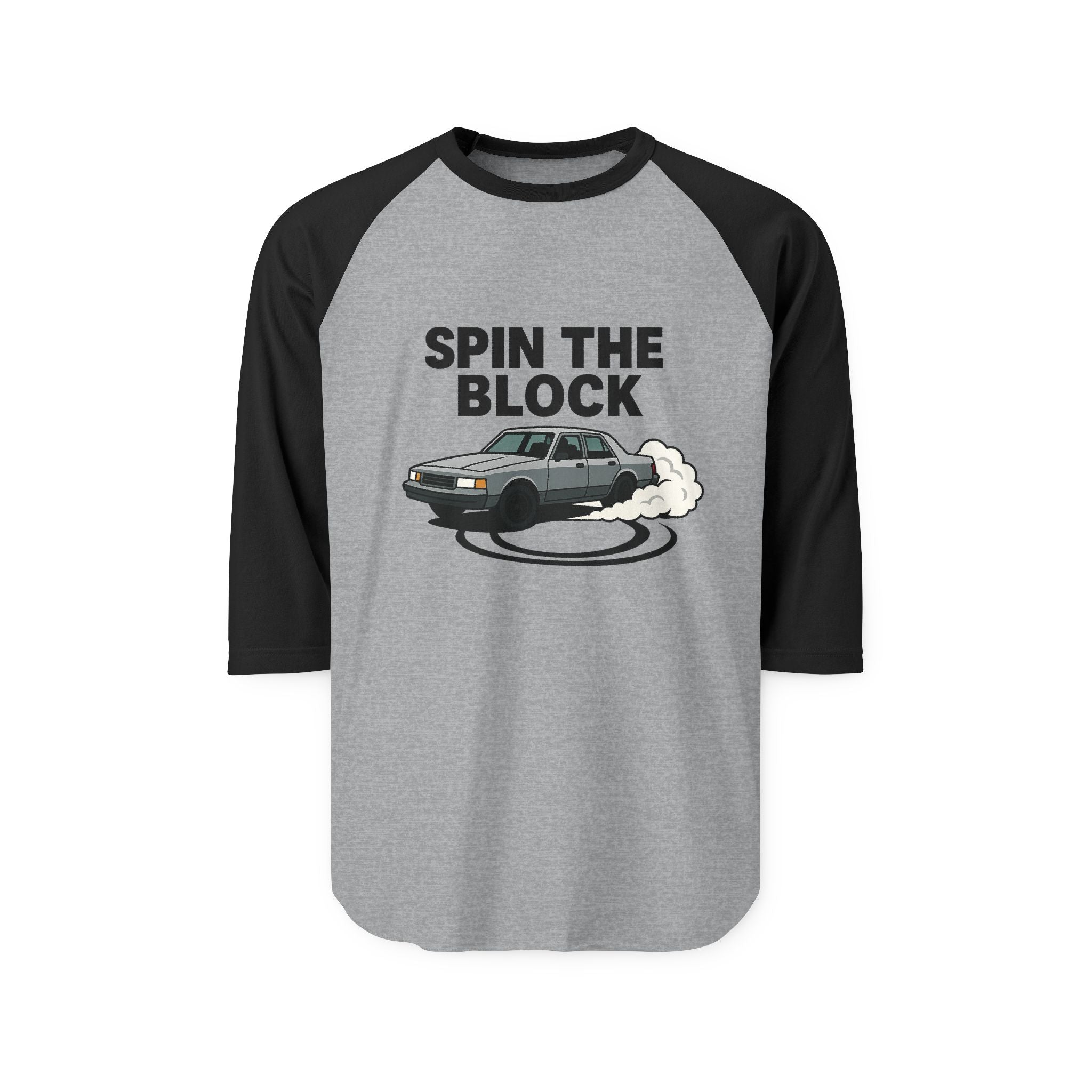 Spin the Block Raglan Shirt