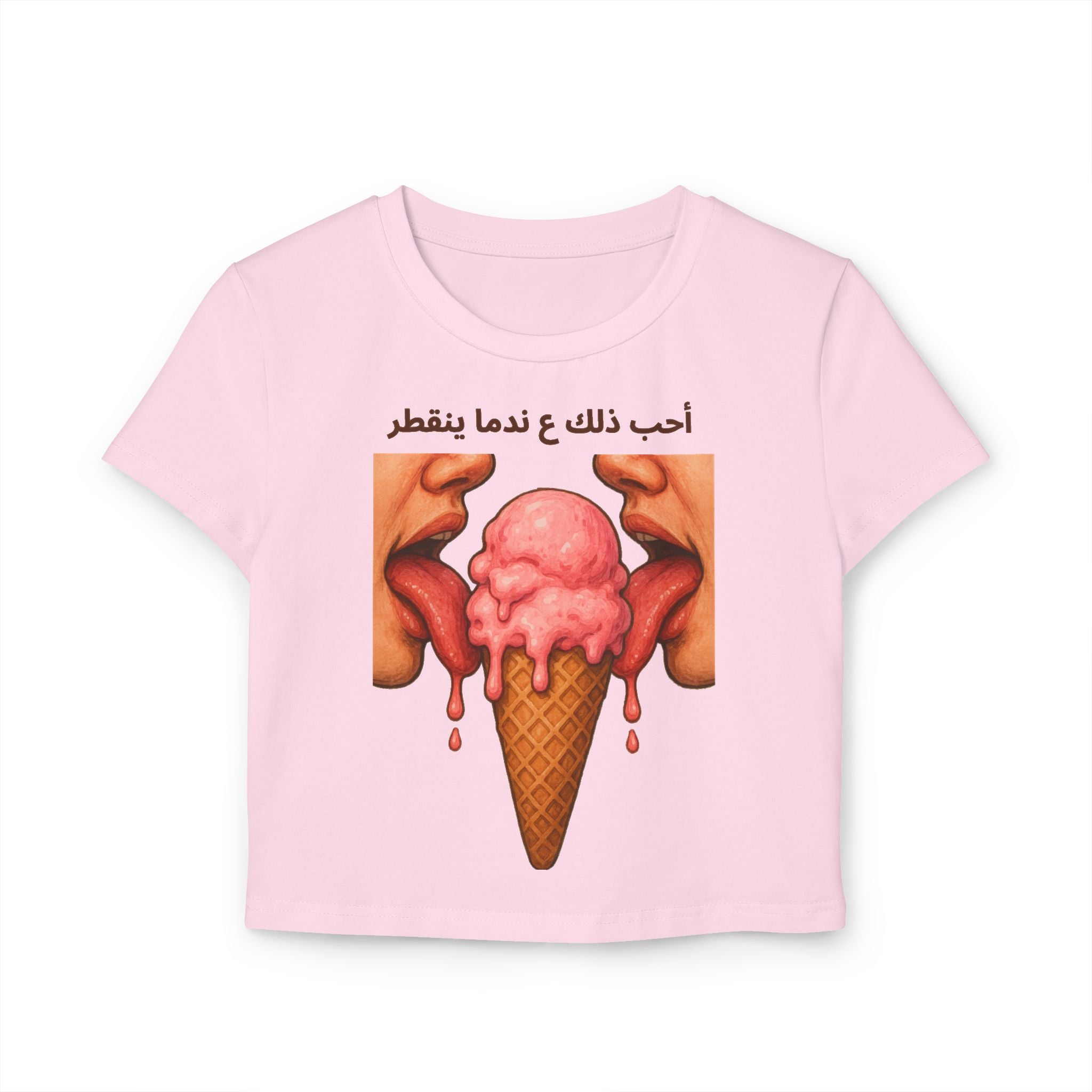 "I Like It When It Drips" Crop Top (Arabic Script)