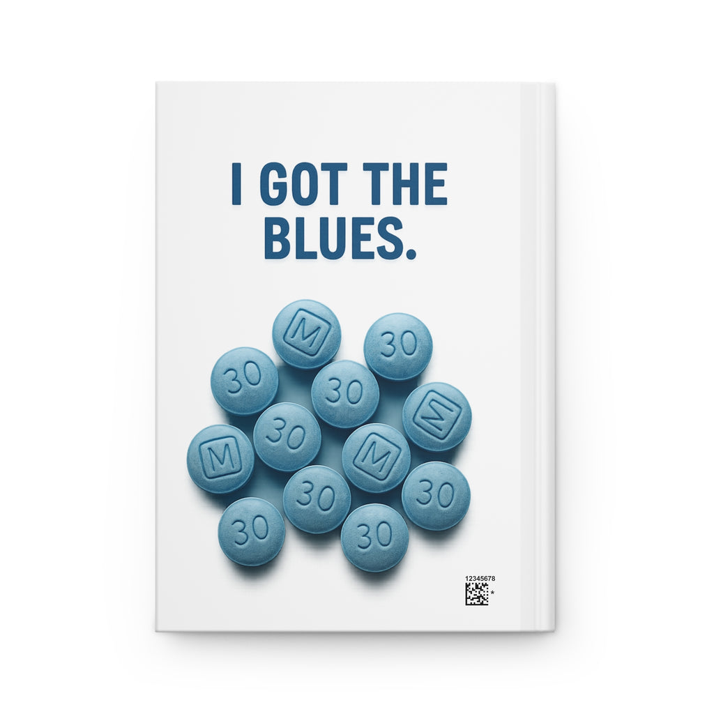 I Got The Blues Hardcover Journal - Motivational Note-taking & Creativity Journal
