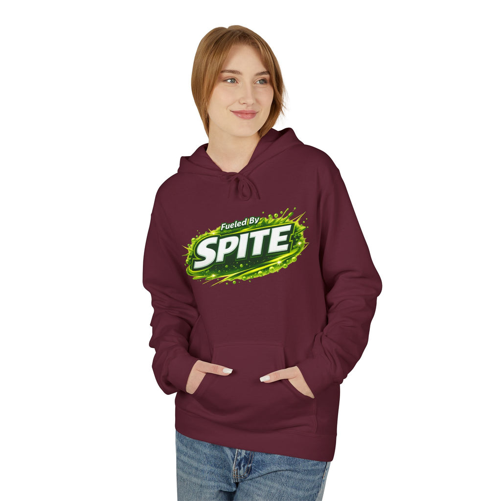 Hoodie — "Fueled by Spite" Graphic Pullover