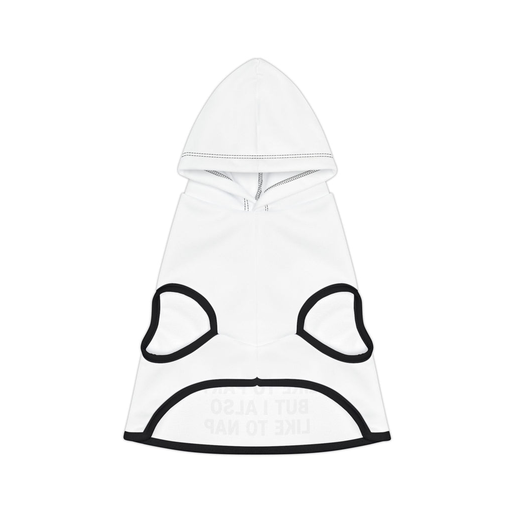 Pet Hoodie — "I Like to Party But I Also Like to Nap" Teddy Unicorn Dog Hoodie