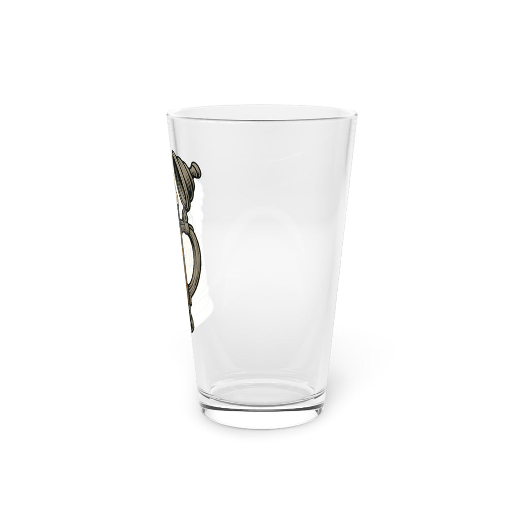 Philistine Beer Pint Glass - 16oz Stein Illustration