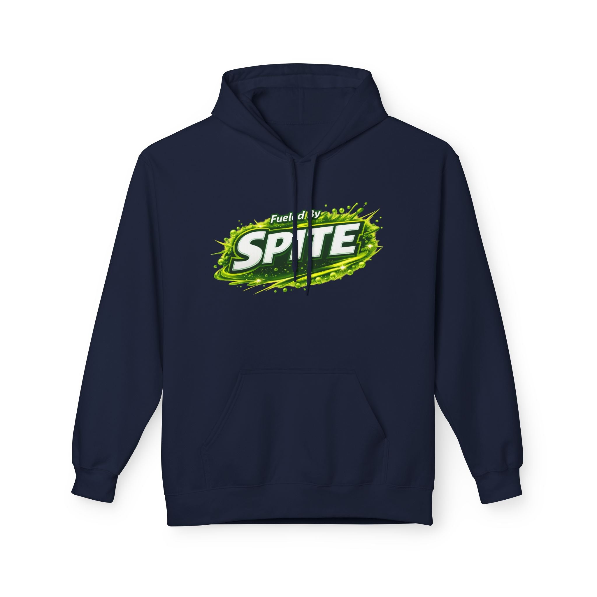 Hoodie — "Fueled by Spite" Graphic Pullover