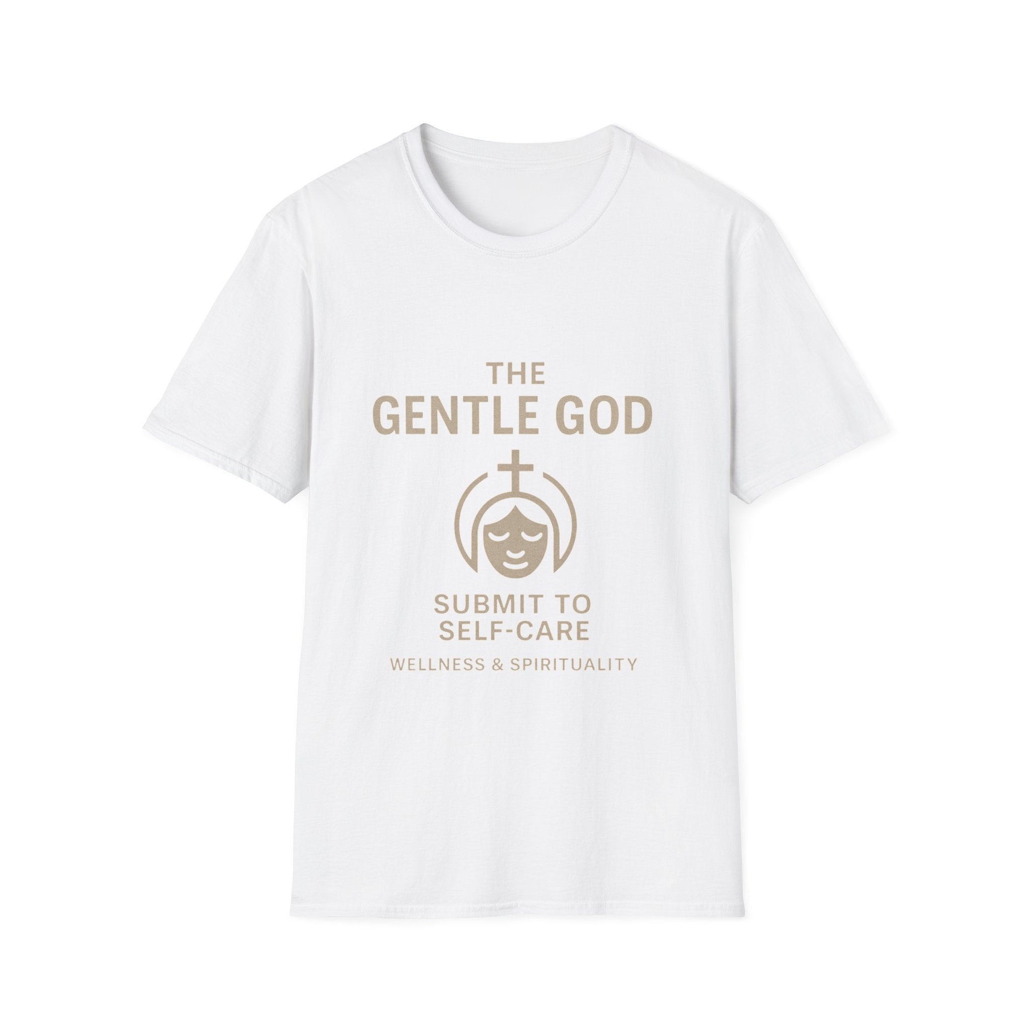 The Gentle God T-Shirt — "Submit to Self-Care" Spiritual Wellness Tee