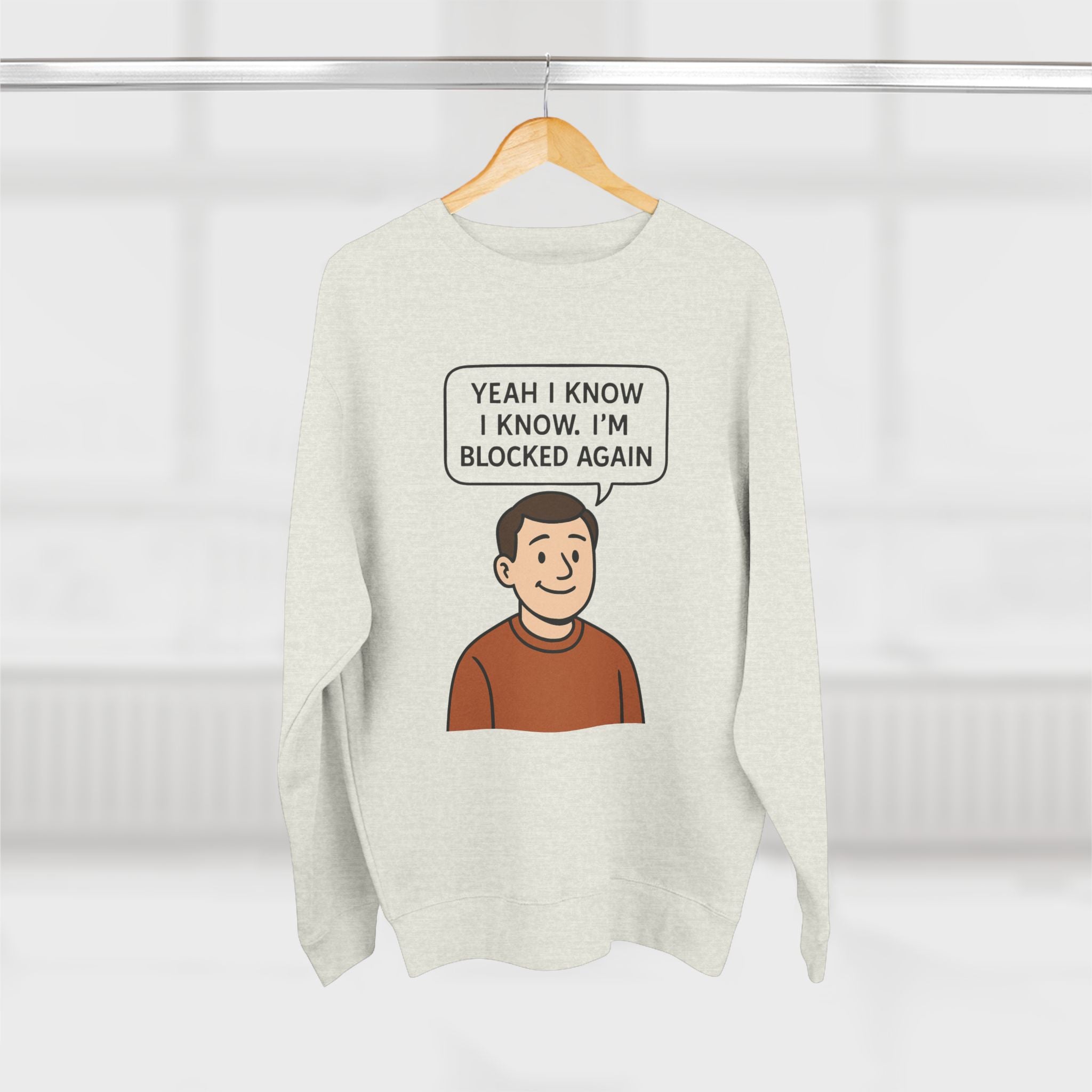 Blocked Again Crewneck Sweatshirt