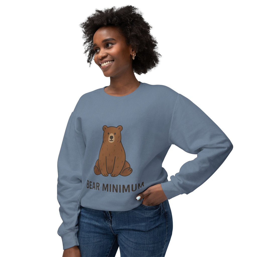 Cozy Bear Minimum Crewneck Sweatshirt